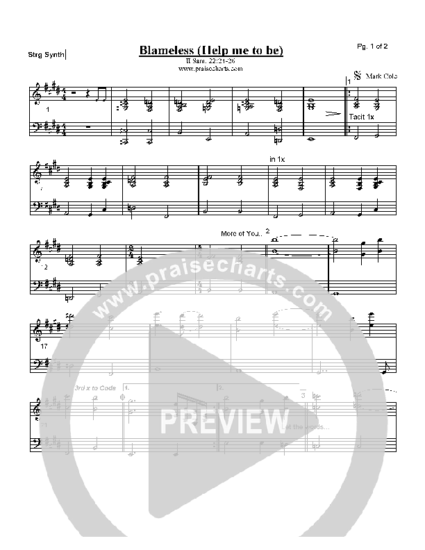 Blameless Synth Strings (Mark Cole)