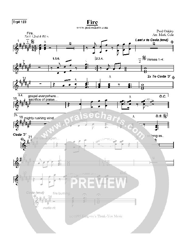 Fire Trumpet 1/2/3 (Paul Oakley)