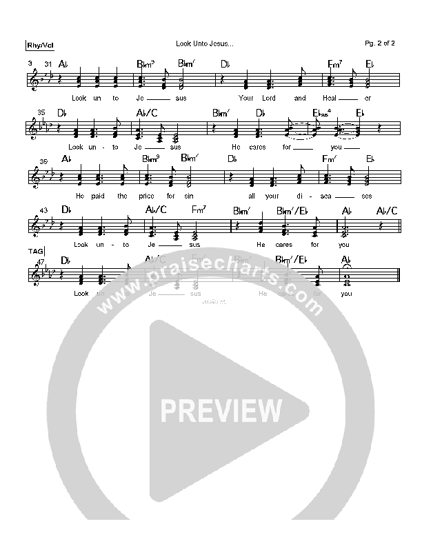 Look Unto Jesus Orchestration (Mark Cole)