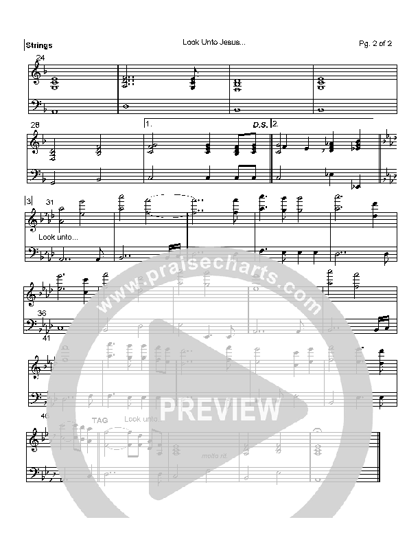 Look Unto Jesus Strings (Mark Cole)