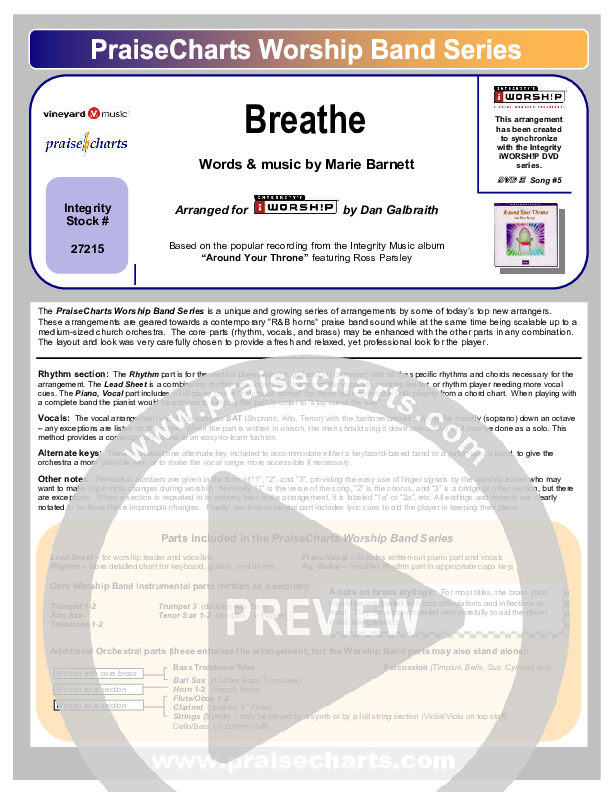 Breathe / Yearn Cover Sheet (Marie Barnett)
