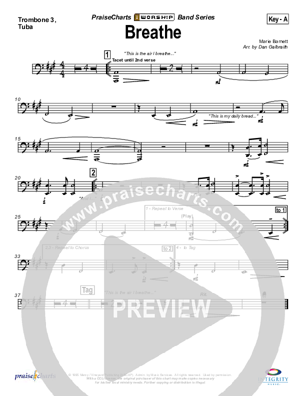 Breathe / Yearn Trombone 3/Tuba (Marie Barnett)