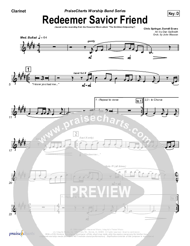 Redeemer Savior Friend Wind Pack (Darrell Evans)