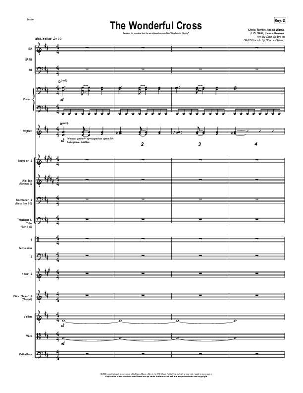 The Wonderful Cross Orchestration (Chris Tomlin)