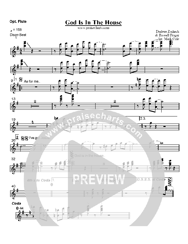 God is in the House Flute (Hillsong Worship)