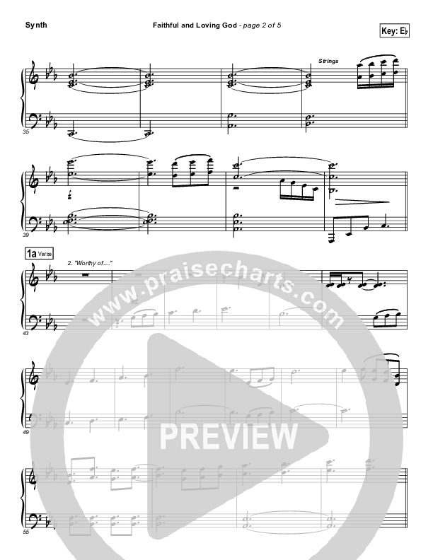Faithful And Loving God Synth Strings (Brad Henderson)