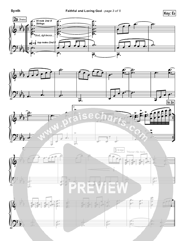 Faithful And Loving God Synth Strings (Brad Henderson)