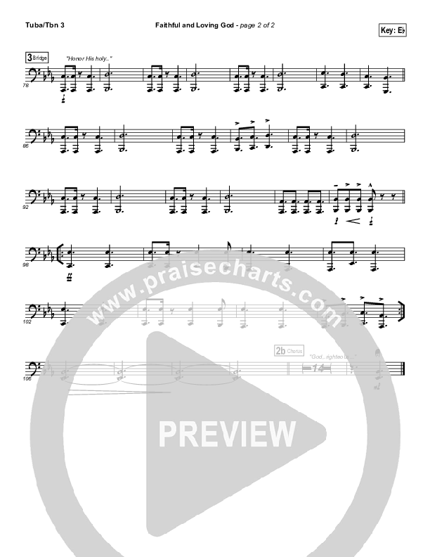 Faithful And Loving God Trombone 3/Tuba (Brad Henderson)