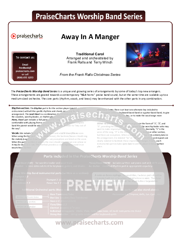 Away In A Manger Orchestration (Frank Ralls)