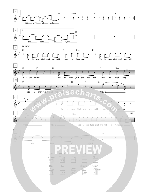 God Is For Us Lead Sheet (ALM:uk)