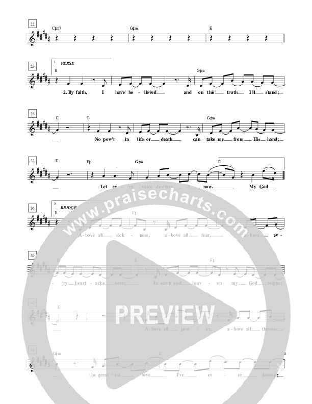 My God Reigns Lead Sheet (ALM:uk)