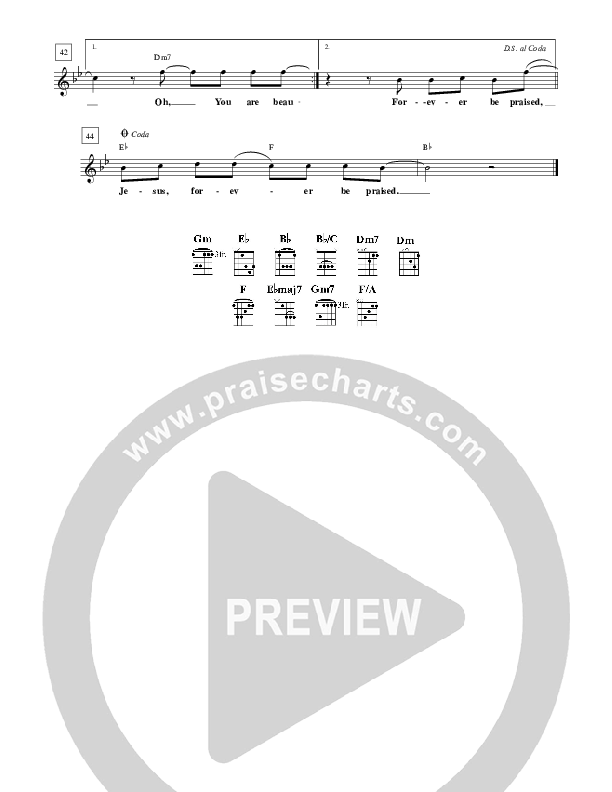 Forever Be Praised Lead Sheet (ALM:uk)