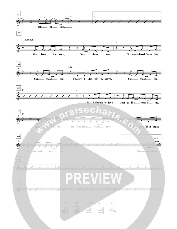 First Love Lead Sheet (ALM:uk)