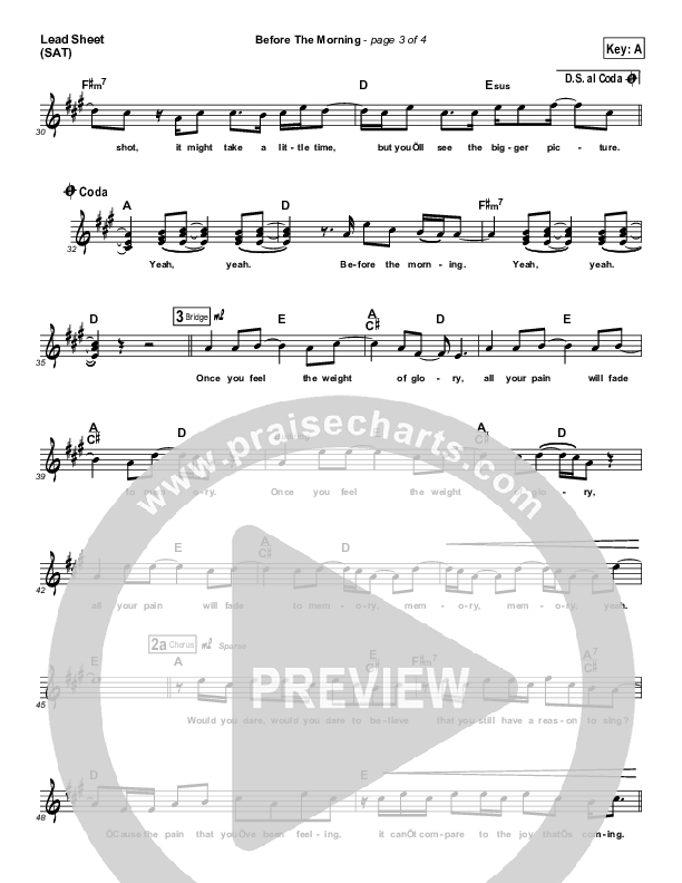 Before The Morning Lead (SAT) (Josh Wilson)