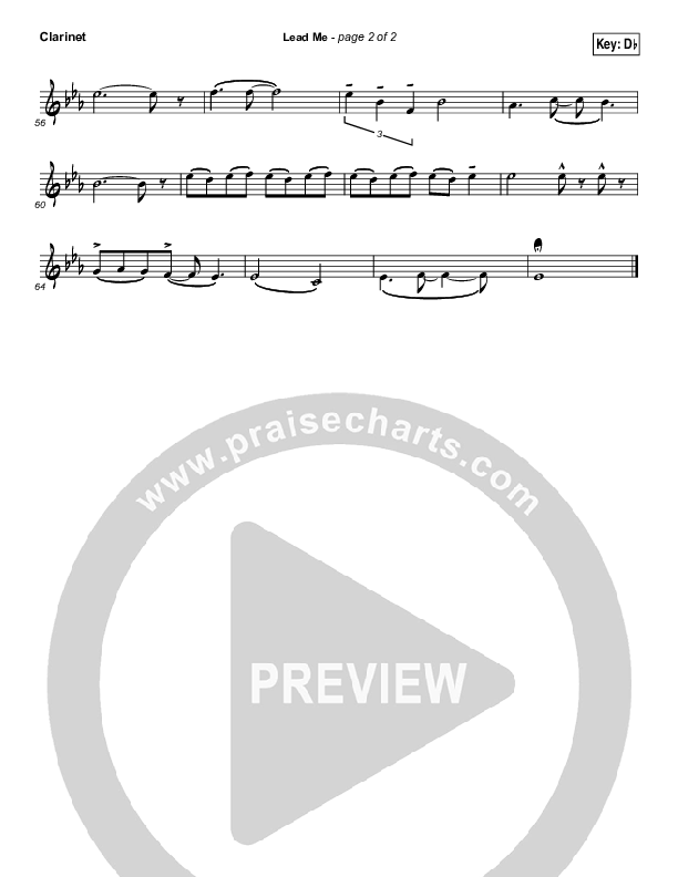 Lead Me Clarinet (Sanctus Real)