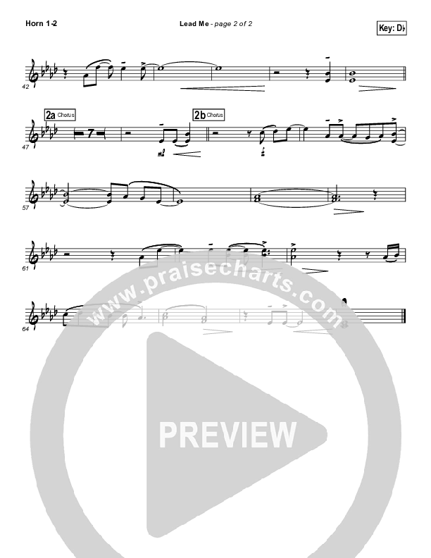 Lead Me Brass Pack (Sanctus Real)