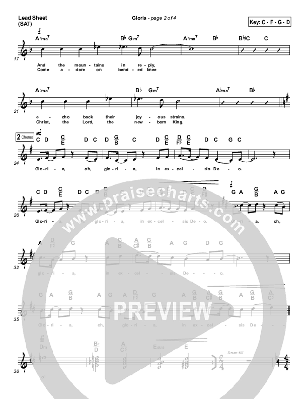 Gloria Lead (SAT) (Michael W. Smith)