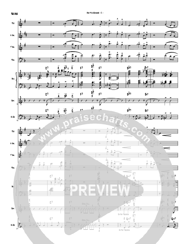 Are You Washed In The Blood (Instrumental) Conductor's Score (Brad Henderson)