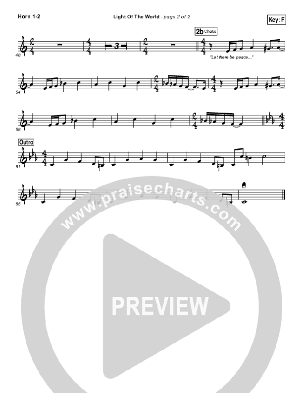 Light Of The World French Horn 1/2 (Jared Haschek)