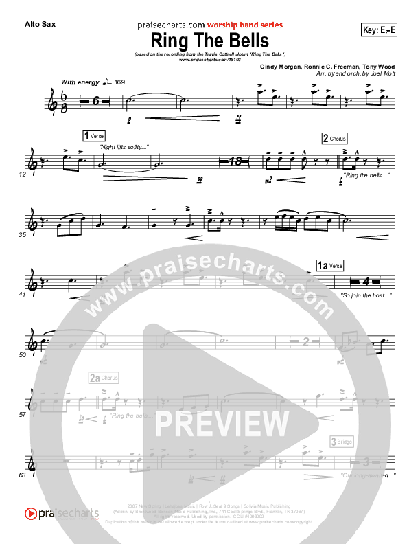 Ring The Bells Alto Sax (Travis Cottrell)