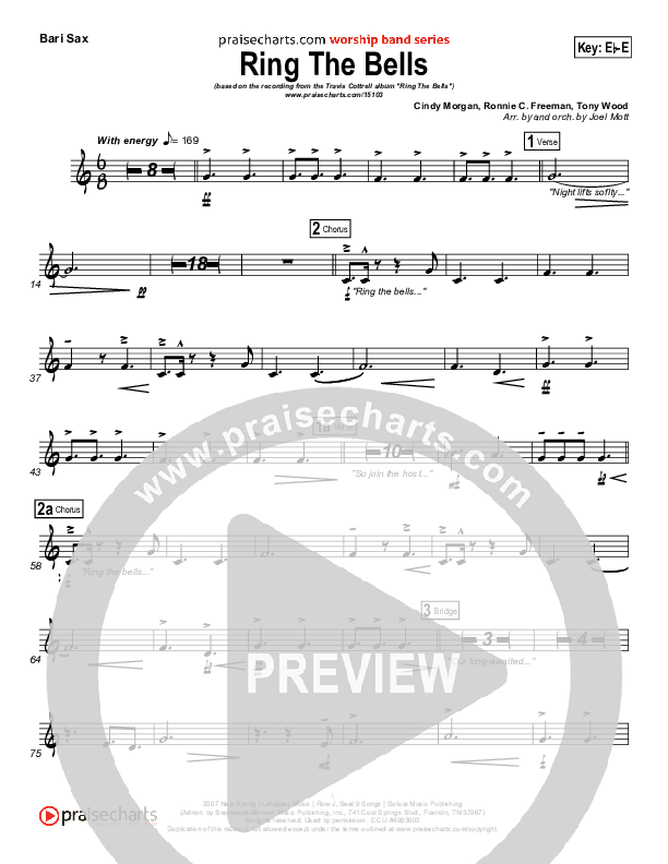 Ring The Bells Bari Sax (Travis Cottrell)