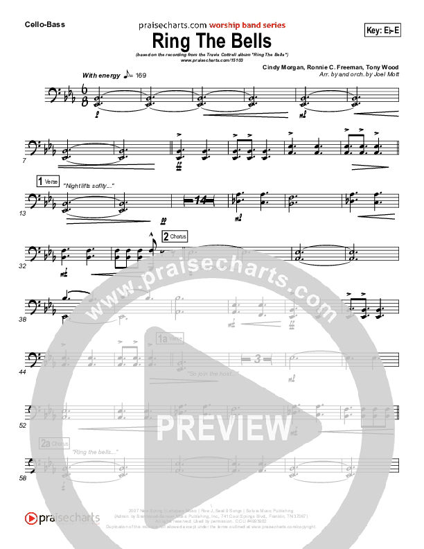 Ring The Bells Cello/Bass (Travis Cottrell)