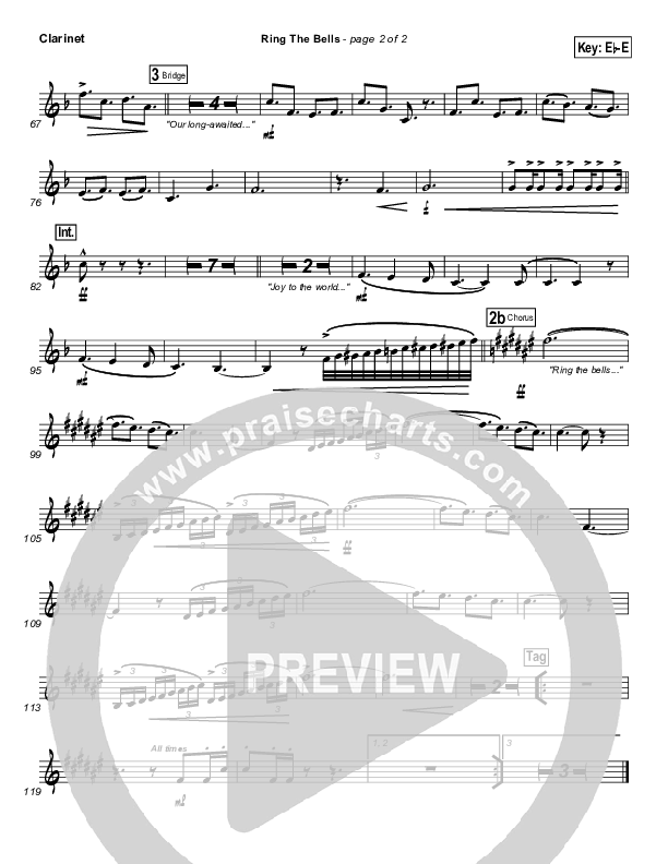 Ring The Bells Clarinet (Travis Cottrell)