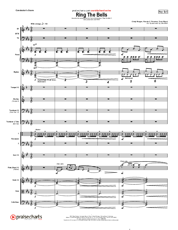 Ring The Bells Conductor's Score (Travis Cottrell)