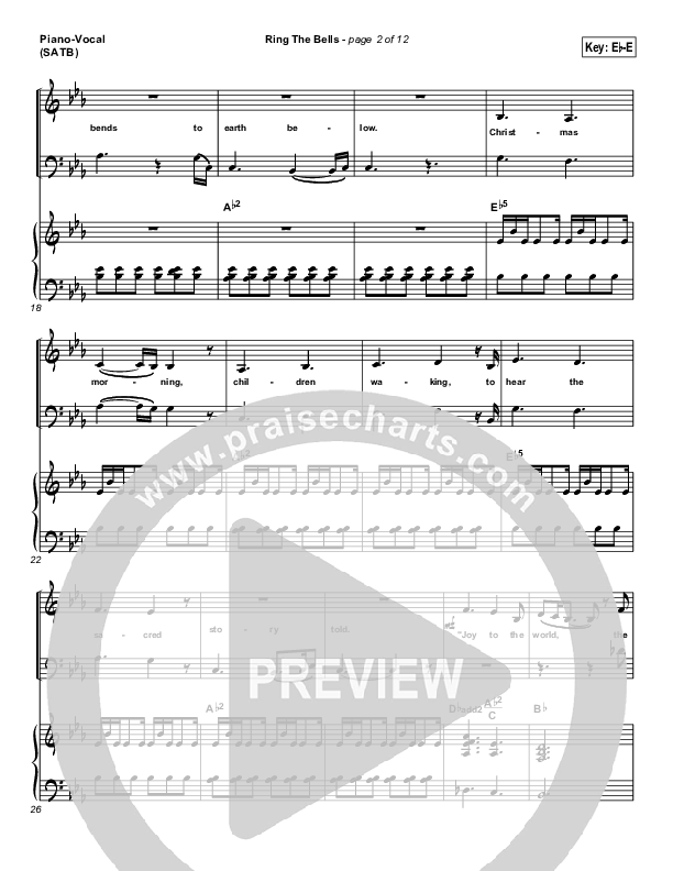 Ring The Bells Piano/Vocal (Travis Cottrell)