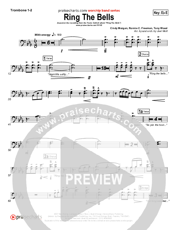 Ring The Bells Trombone 1/2 (Travis Cottrell)