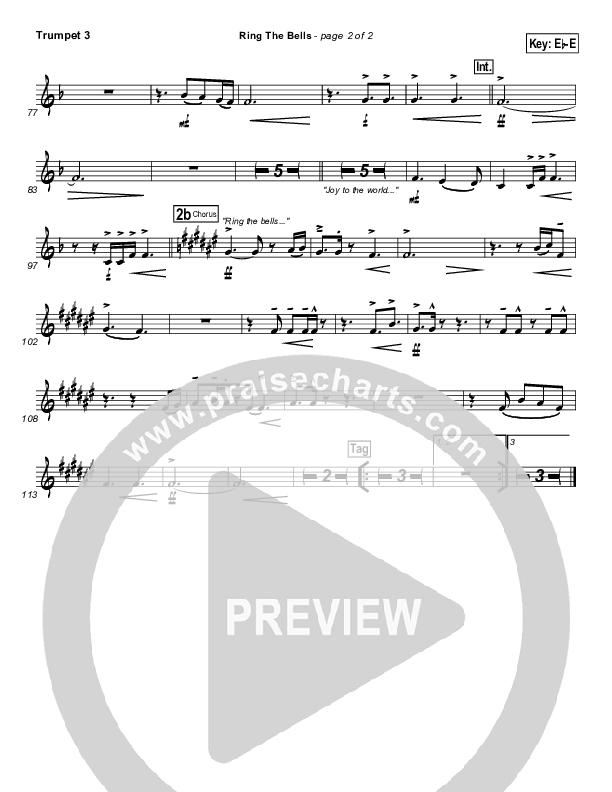 Ring The Bells Trumpet 3 (Travis Cottrell)