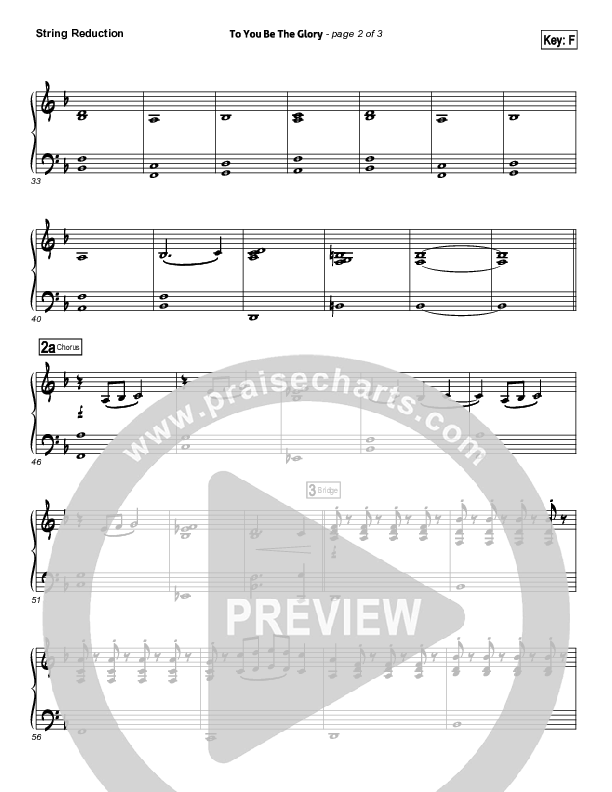 To You Be The Glory String Pack (Matt Maher / Kari Jobe)