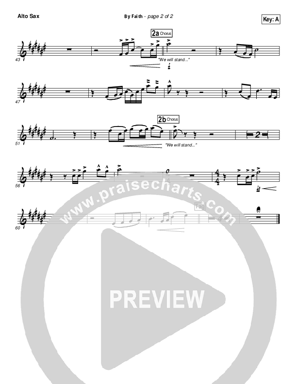 By Faith Alto Sax (Keith & Kristyn Getty)