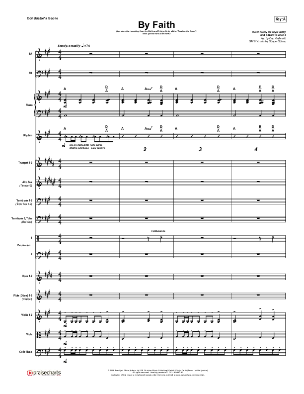 By Faith Conductor's Score (Keith & Kristyn Getty)
