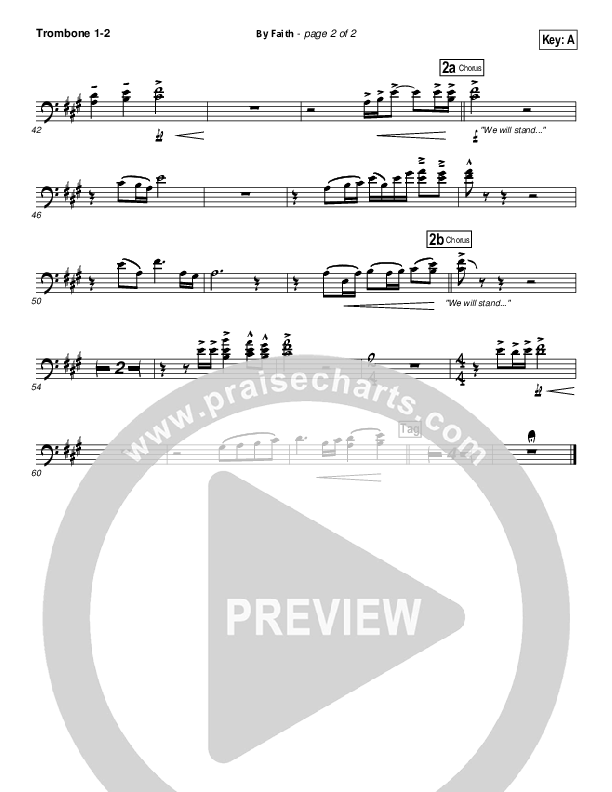 By Faith Trombone 1/2 (Keith & Kristyn Getty)