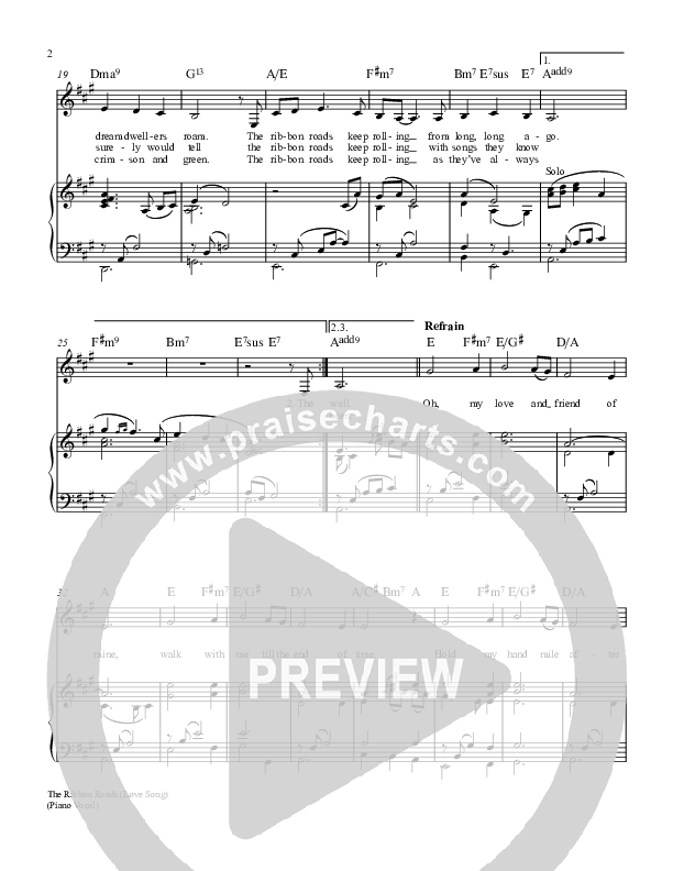 The Ribbon Roads Lead & Piano (Keith & Kristyn Getty)