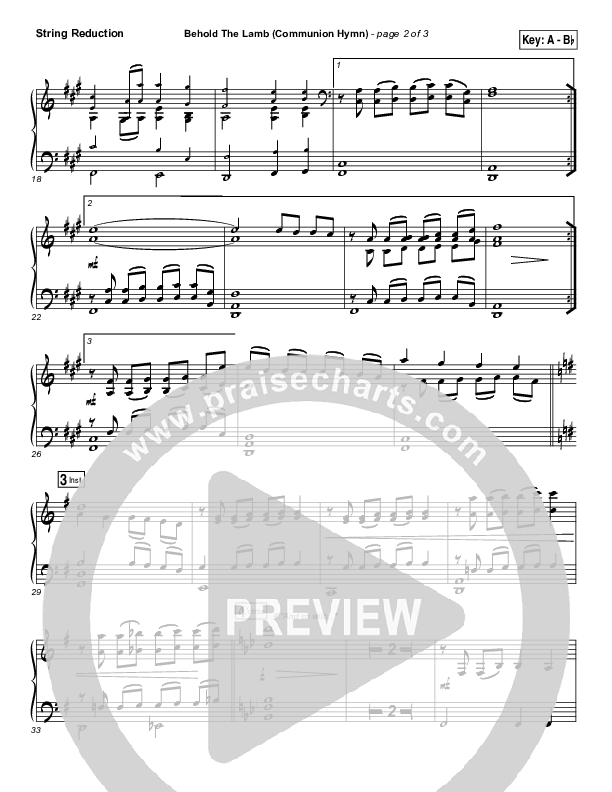 Behold The Lamb (Communion Hymn) Synth Strings (Keith & Kristyn Getty)