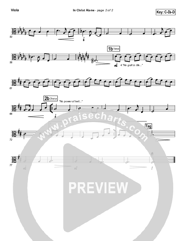 In Christ Alone Viola (Keith & Kristyn Getty)