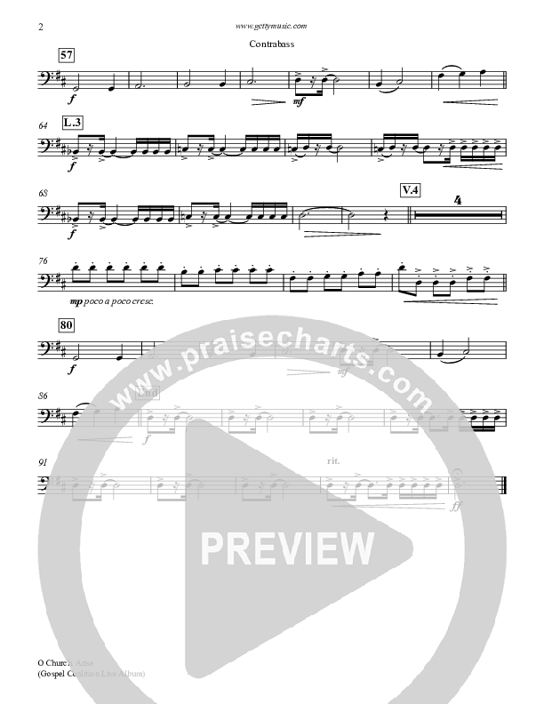 O Church Arise Double Bass (Keith & Kristyn Getty)