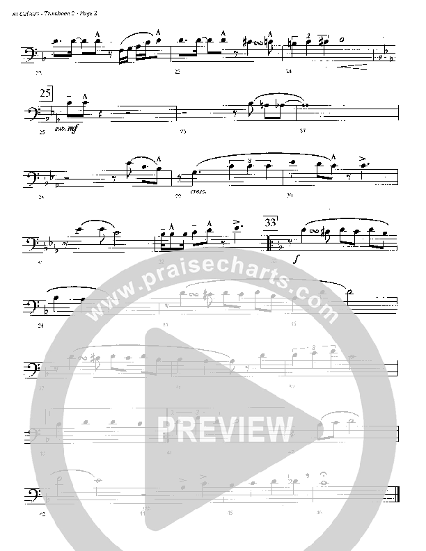 At Calvary (Instrumental) Trombone 2 (Camp Kirkland)