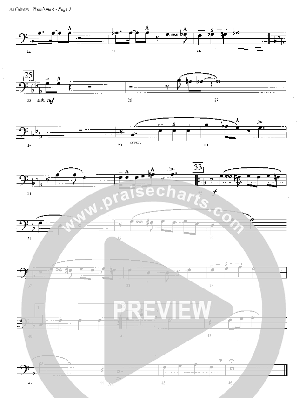 At Calvary (Instrumental) Trombone 4 (Camp Kirkland)