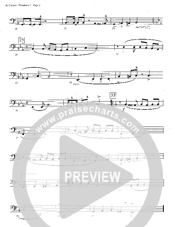 At Calvary (Instrumental) Trombone (Camp Kirkland)