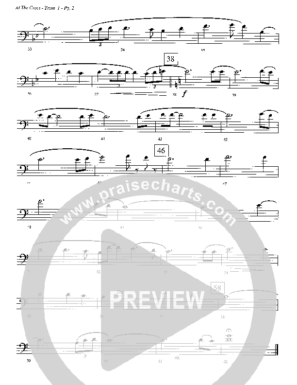 At The Cross (Instrumental) Trombone 1 (Camp Kirkland)