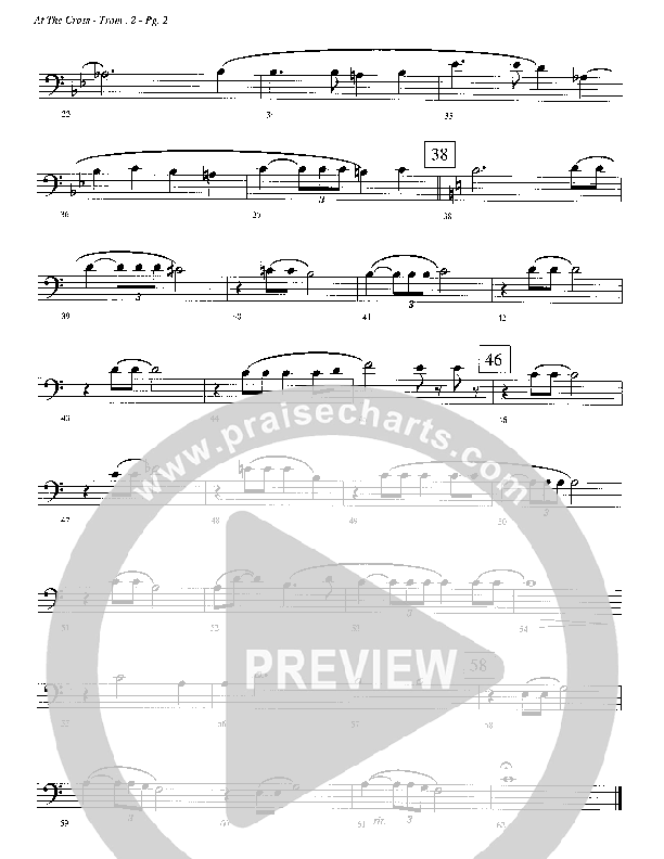 At The Cross (Instrumental) Trombone 2 (Camp Kirkland)