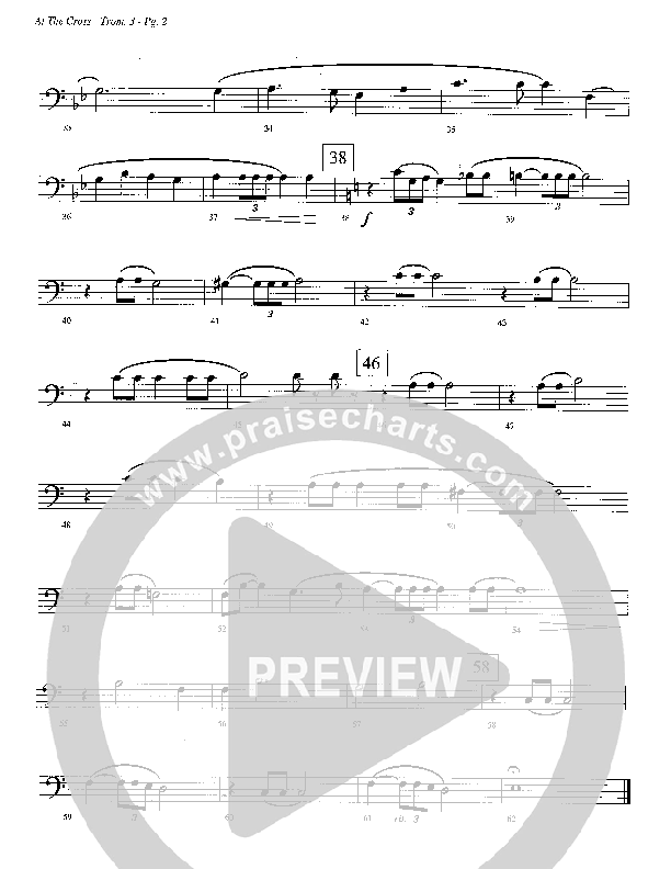 At The Cross (Instrumental) Trombone 3 (Camp Kirkland)