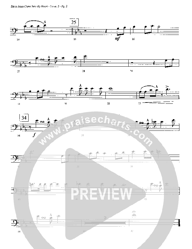 Since Jesus Came Into My Heart Trombone 2 (Camp Kirkland)