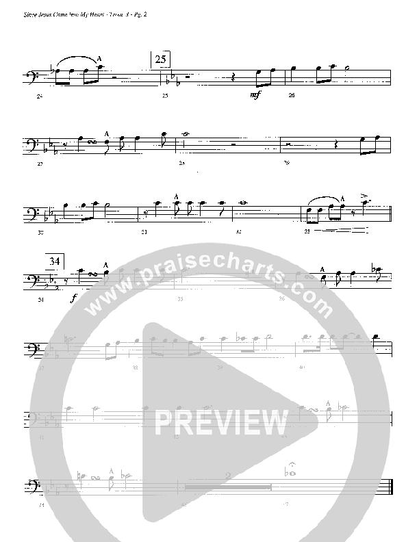 Since Jesus Came Into My Heart Trombone 3 (Camp Kirkland)