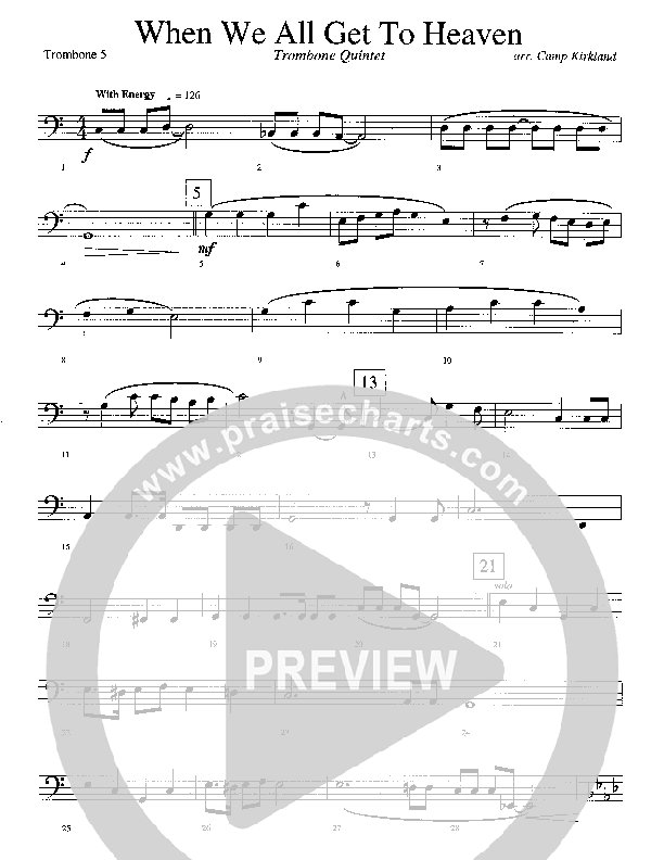 When We All Get To Heaven Trombone (Camp Kirkland)