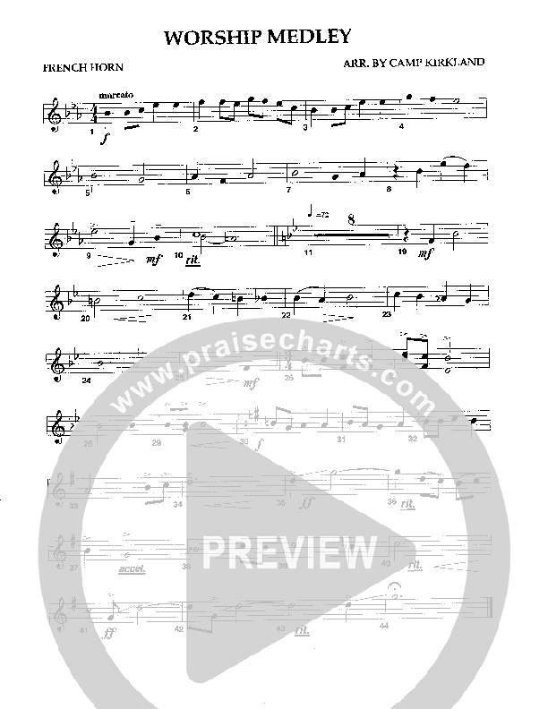 Worship Medley French Horn (Camp Kirkland)