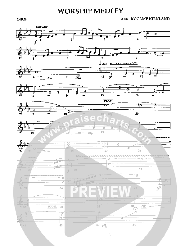 Worship Medley Oboe (Camp Kirkland)